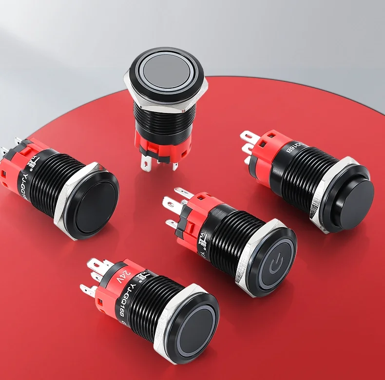 Colorable Metal Push Button Switch 1